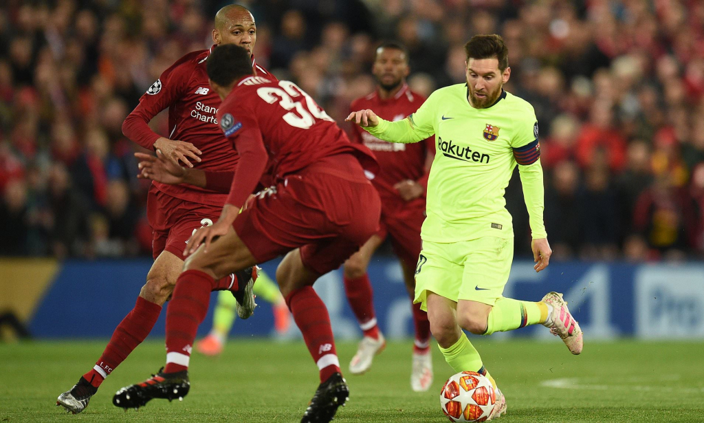 Messi và cuộc gặp gỡ khó xử với Matip của Liverpool