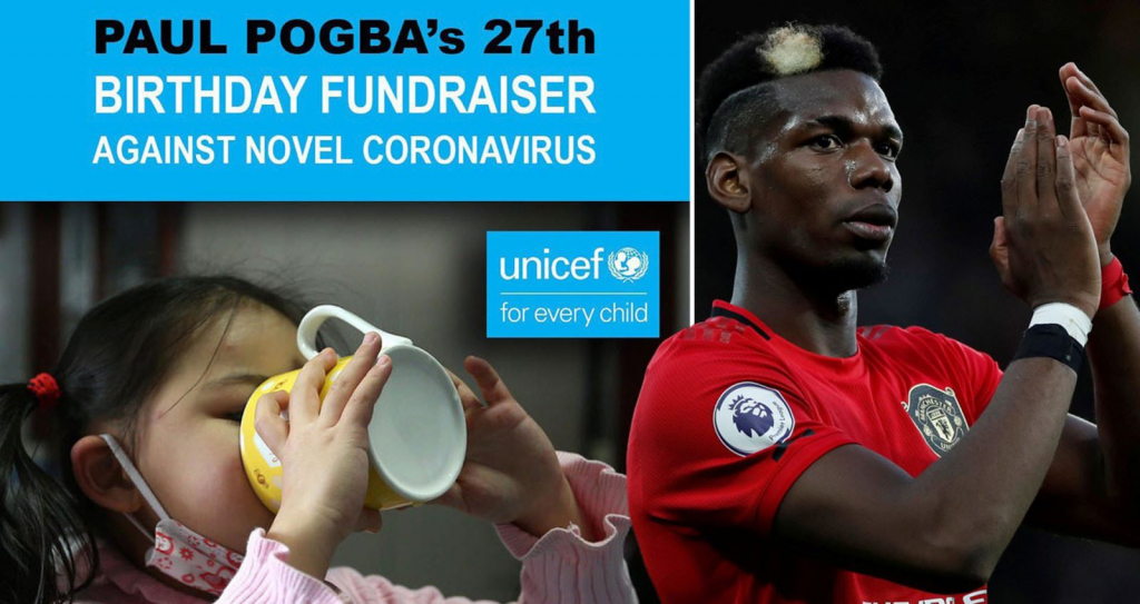 Từ Mane tới Pogba, các ngôi sao bóng đá đã làm gì để giúp chống dịch Covid-19?