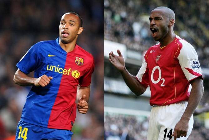 Henry bật mí lý do đá cho Arsenal dễ hơn Barcelona