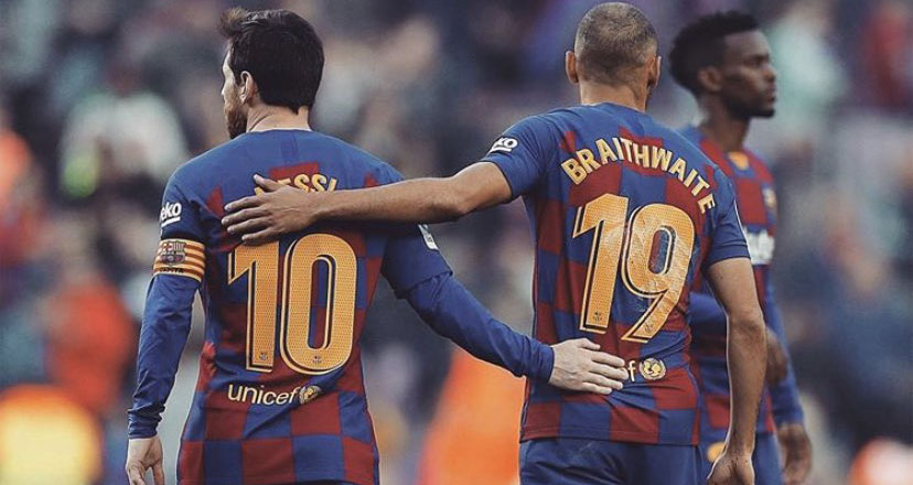 Braithwaite tiết lộ một điều Messi không thể làm được ở Barca