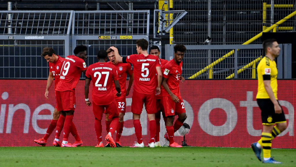 Kết quả vòng 28 Bundesliga: Bayern thắng tối thiểu Dortmund, Leverkusen thảm bại trên sân nhà