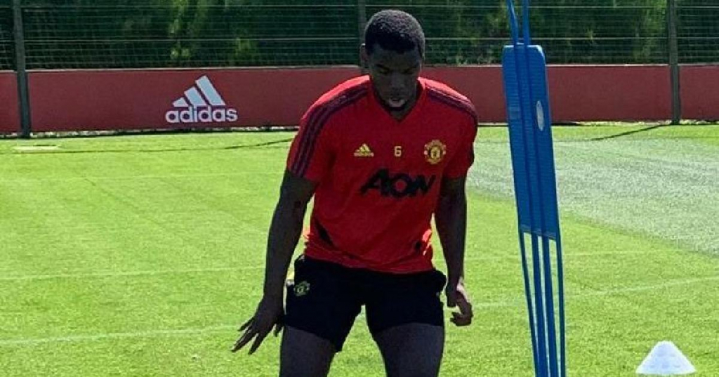 Fan MU phấn khích khi thấy Pogba trở lại tập luyện