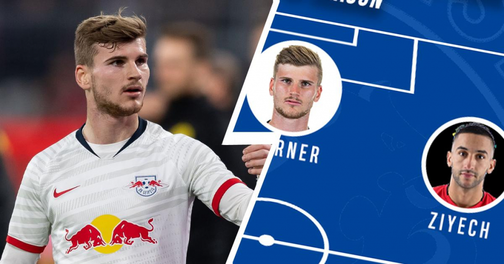 Chelsea và 3 lựa chọn đội hình sau khi có Timo Werner