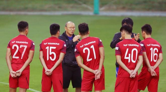 HLV Park gọi 28 cầu thủ lên tuyển U22 Việt Nam chuẩn bị cho SEA Games 2021