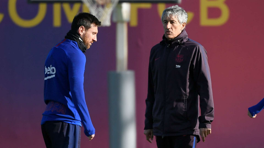 Setien xác nhận về chấn thương của Messi trước ngày La Liga trở lại