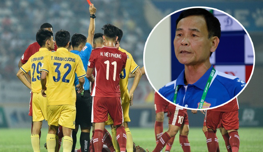 Trợ lý HLV Nam Định thẳng thắn chê chuyên môn của trọng tài cấp FIFA
