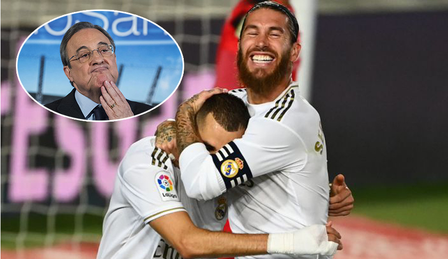 Chủ tịch Real quay ngược thái độ với Ramos sau chức vô địch La Liga