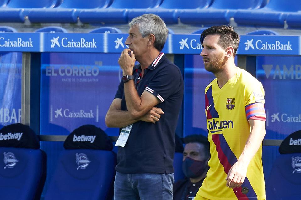 Setien ra giáo án riêng biệt cho Messi nhằm vớt vát lại cúp C1