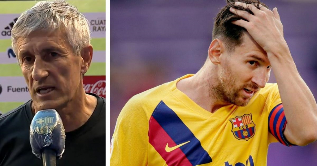 Thắng nhọc Valladolid, Setien thừa nhận sự thật phũ phàng về Messi và Barca