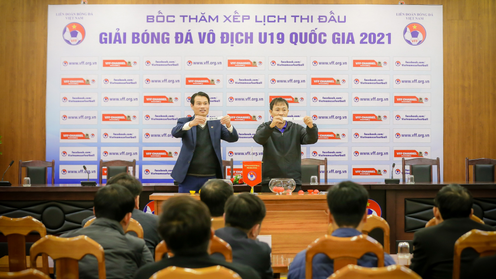 Bốc thăm vòng loại U19 Quốc gia 2021: Hà Nội vào bảng tử thần, SLNA dễ thở