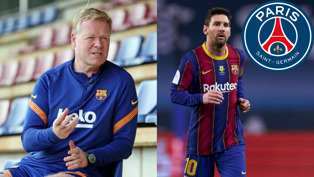 PSG dòm ngó Messi, HLV Koeman đáp trả cực chất