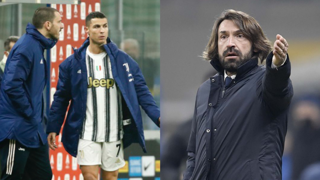 Ronaldo vùng vằng vì bị thay ra, Pirlo tuyên bố đanh thép