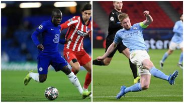 Kante sát cánh cùng De Bruyne trong ĐHTB lượt về vòng 1/8 cúp C1