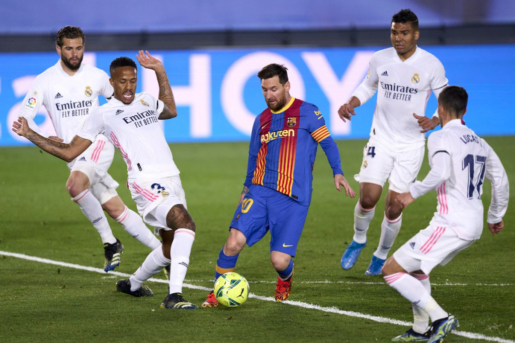 Barca thua Real, Messi cán cột mốc đáng buồn