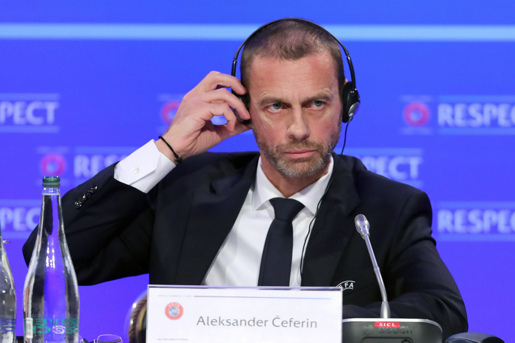 Chủ tịch UEFA dọa phạt nặng Barcelona, Real và Juventus
