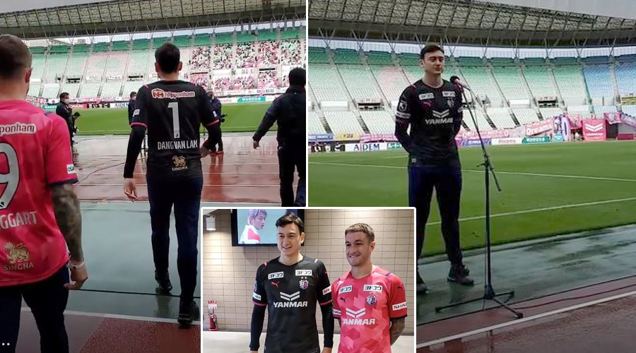 VIDEO: Những bước chân đầu tiên của Văn Lâm trên SVĐ Nagai - Cerezo Osaka