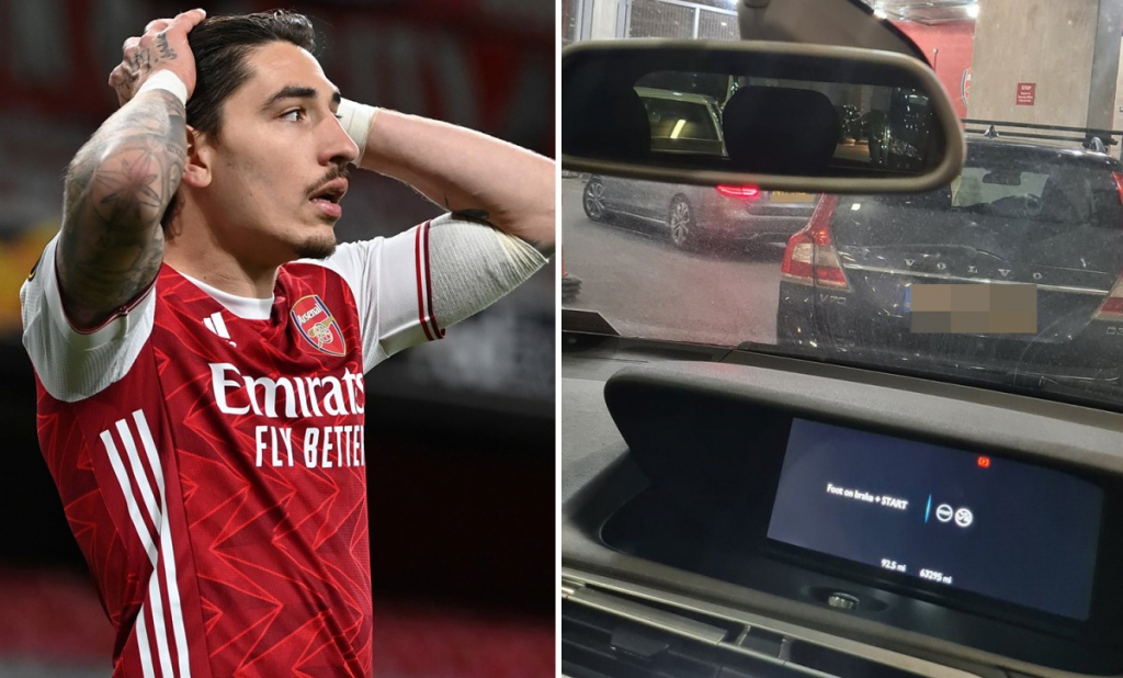 Cầu thủ Arsenal bị CĐV chặn đầu xe sau khi bị loại khỏi Europa League