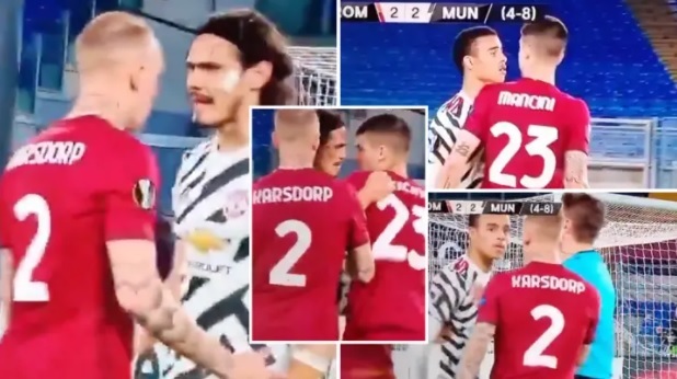 VIDEO: Cavani gây sốt với màn giải cứu đàn em Greenwood