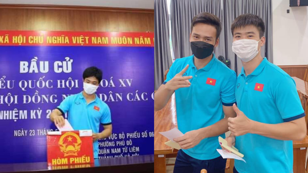 Công Phượng, Duy Mạnh và dàn sao ĐT Việt Nam háo hức đi bầu cử