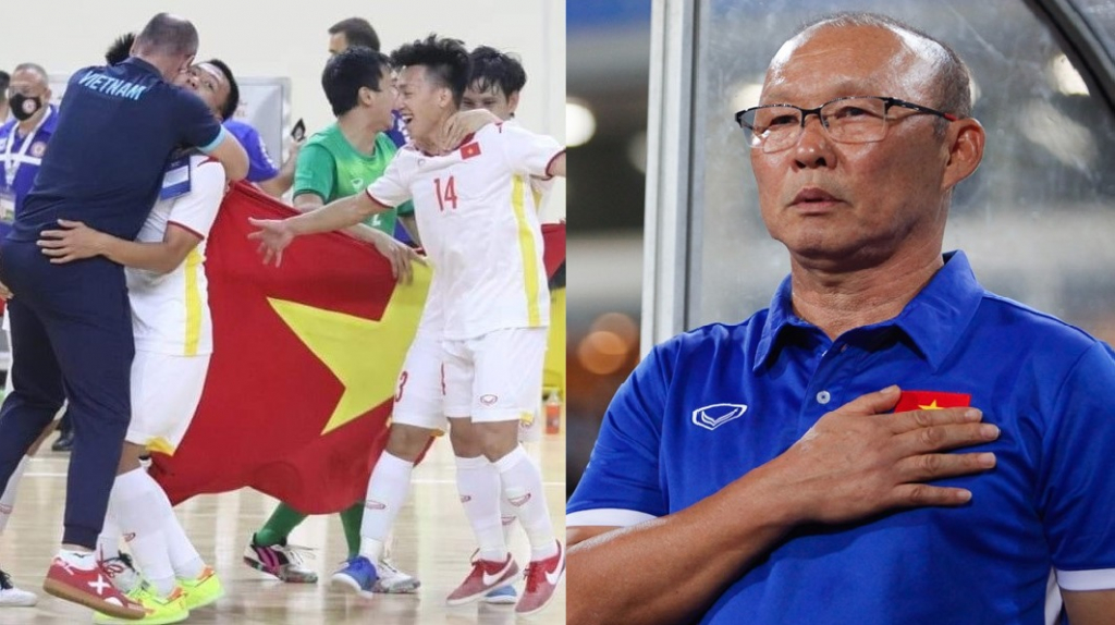 ĐT Futsal dự World Cup và niềm cảm hứng cho thầy trò HLV Park Hang Seo