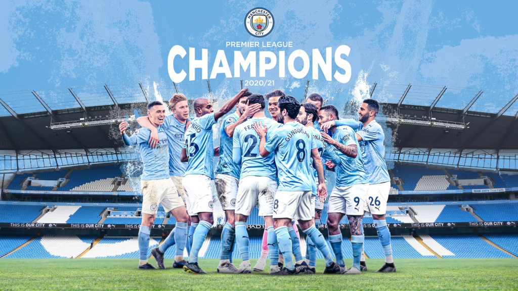 Man City vô địch Ngoại hạng Anh sớm 3 vòng đấu