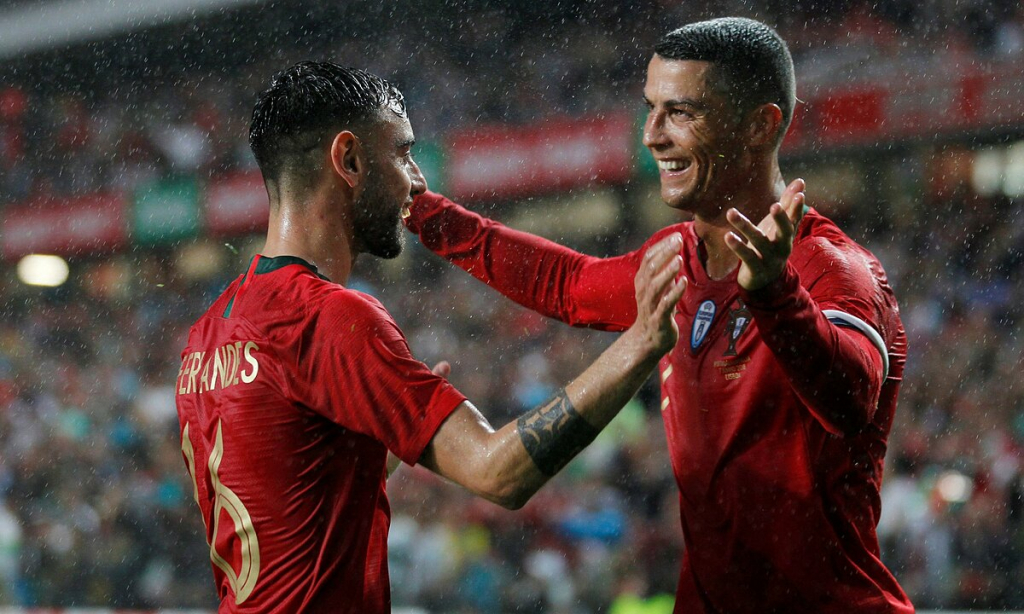Bruno Fernandes lấy Ronaldo làm niềm cảm hứng tại Euro