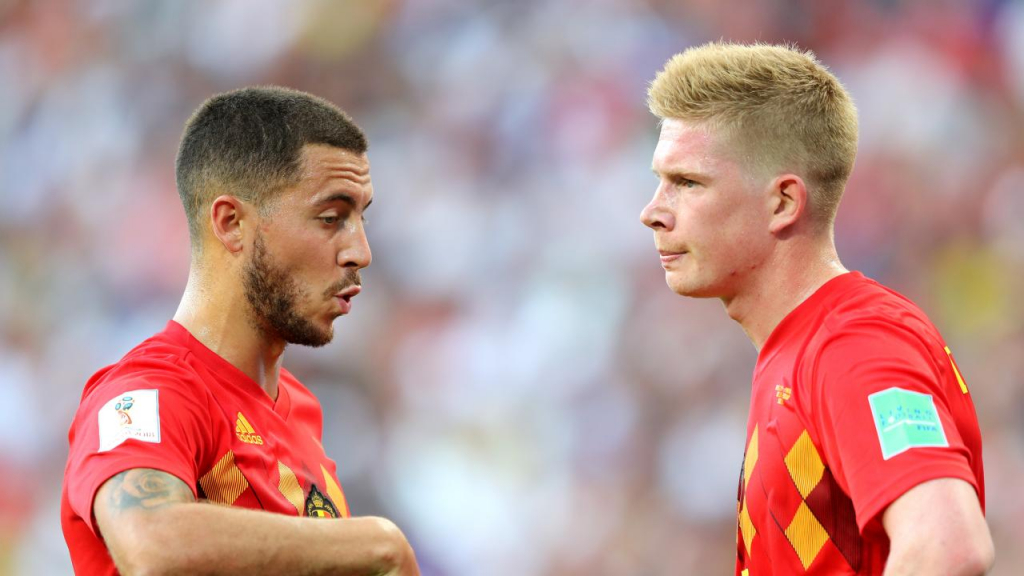 De Bruyne và Hazard báo tin vui cho Bỉ trước tứ kết Euro với Ý