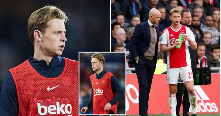 Frenkie De Jong phản ứng bất ngờ khi NHM hét “Ten Hag đang chờ”