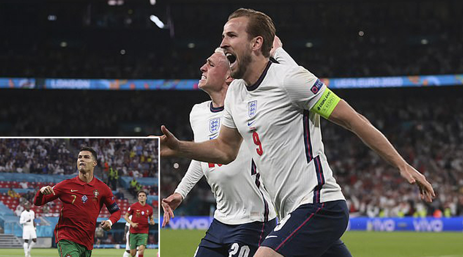 Kane phả hơi nóng vào Ronaldo ở cuộc đua Vua phá lưới EURO 2020