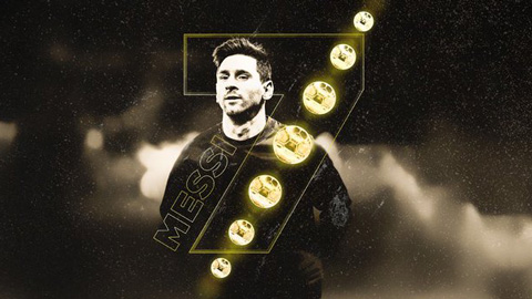 Messi giành Quả bóng Vàng: Số 7, Ronaldo và hơn cả sự vĩ đại