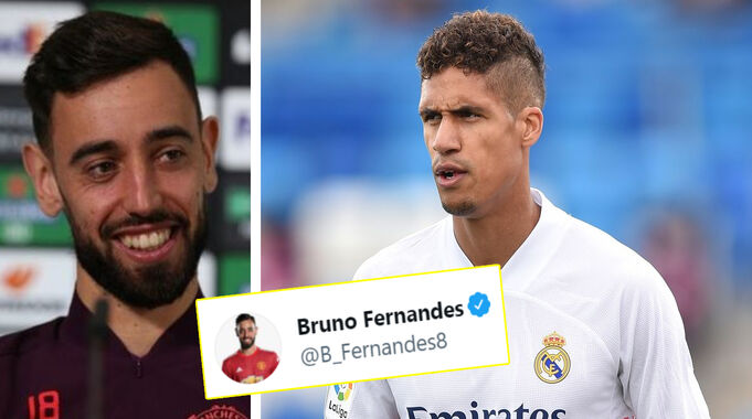 Nức lòng với thông điệp Bruno Fernandes gửi tới tân binh Varane