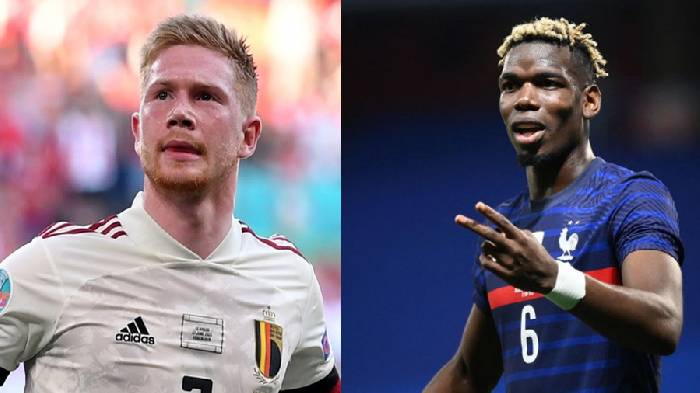 Top 10 tiền vệ xuất sắc nhất Euro 2020: De Bruyne, Pogba góp mặt