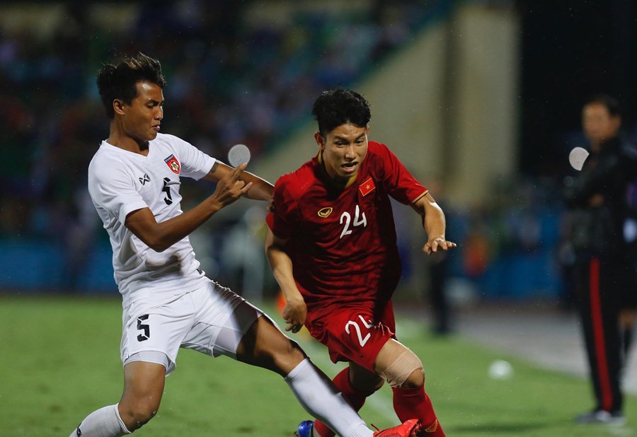 Tuyển thủ U23 Việt Nam dè chừng sức mạnh của Myanmar