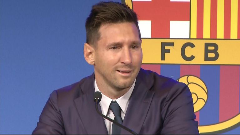 Tiết lộ đoạn tin nhắn đau xót của Messi trước khi là người của PSG