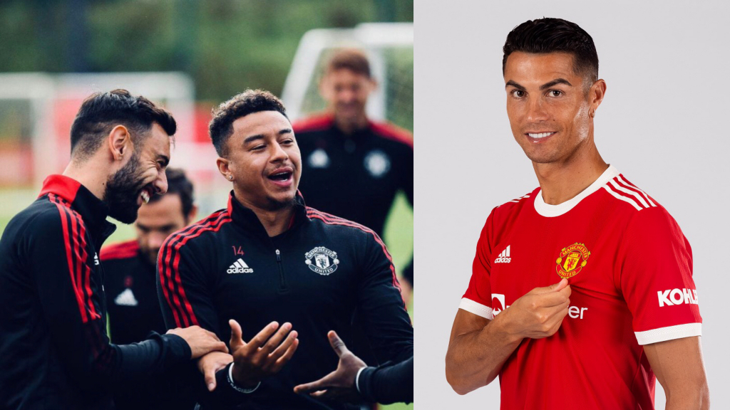 Ronaldo nhận món quà đầu tiên từ đồng đội sau khi tái hợp MU