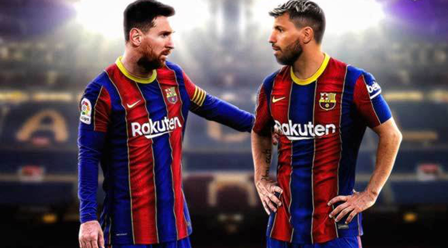 Số 10 của Messi ở Barca được trao cho Aguero?