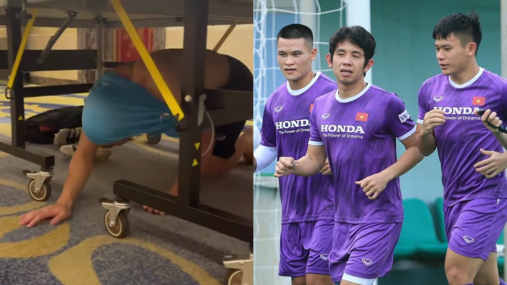 VIDEO: Hài hước cảnh tuyển thủ Việt Nam chui gầm bàn vì thua kèo bóng bàn