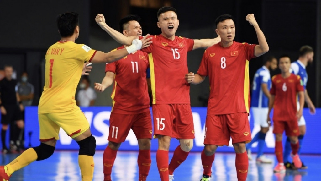 ĐT futsal Việt Nam thăng tiến vượt bậc trên BXH FIFA