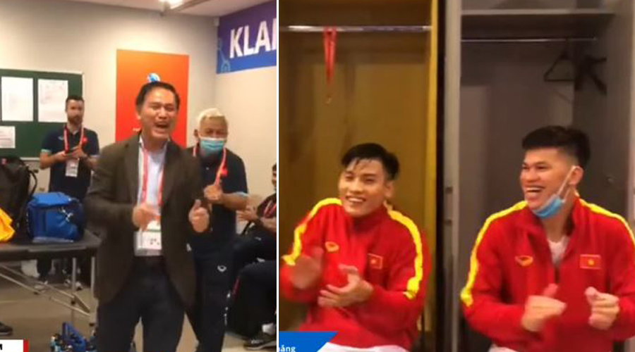 VIDEO: ĐT futsal Việt Nam hát “Như có Bác trong ngày đại thắng” cực cảm xúc