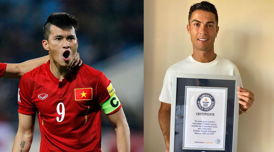 Hiệu suất ghi bàn của Công Vinh bằng… kỷ lục Guinness của Ronaldo