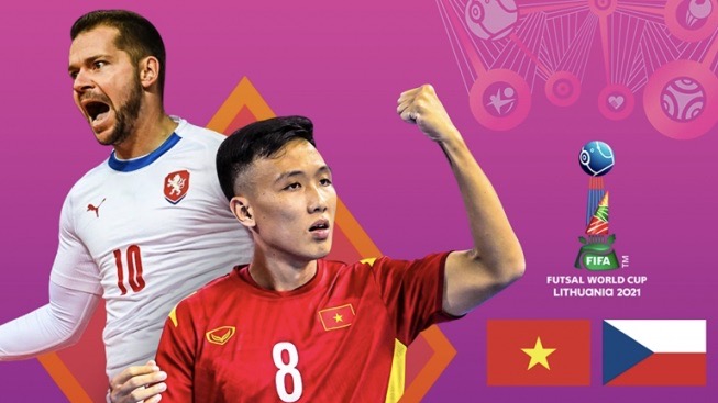 Lịch trực tiếp World Cup Futsal 2021 ngày 19/9: ĐT Việt Nam quyết chiến CH Séc
