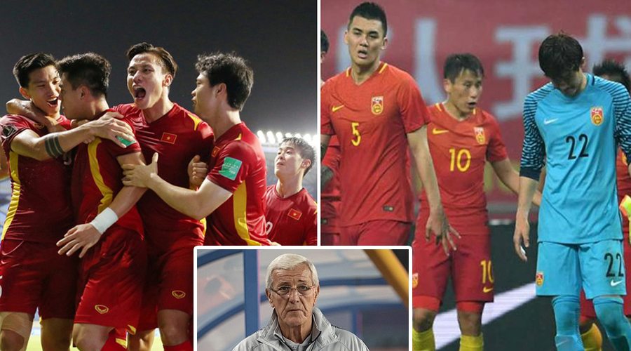 Đấu ĐT Việt Nam, Trung Quốc nhận “cái tát đau” cho tham vọng World Cup
