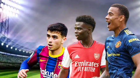 Danh sách rút gọn Golden Boy 2021: Sao trẻ MU, Arsenal, Barcelona cùng góp mặt