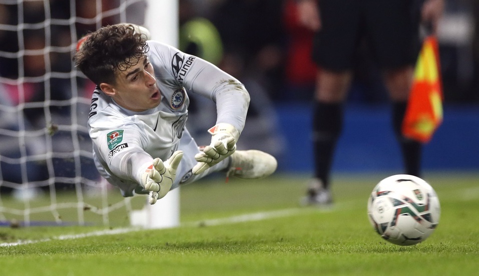 Kepa vô đối ở khoản bắt penalty trong lịch sử Chelsea