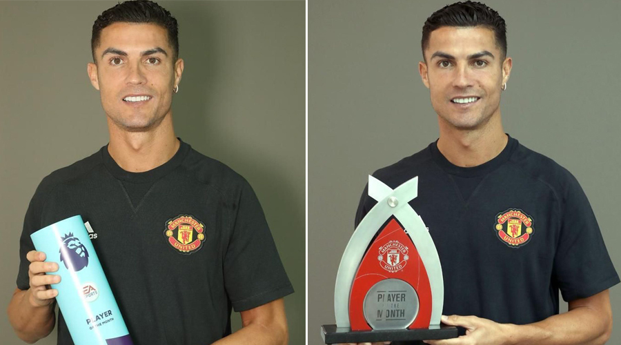 Ronaldo nhận 2 danh hiệu khi trở lại MU, gửi lời cảm ơn tới fan