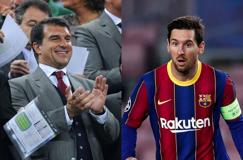 Chủ tịch Laporta có kế hoạch đưa Messi trở lại Barca