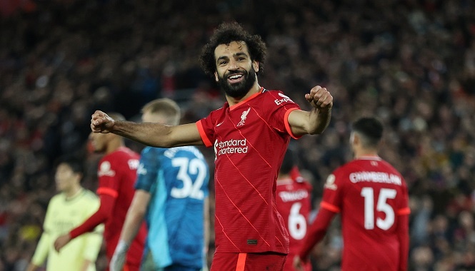 Salah đi vào lịch sử Ngoại hạng Anh dù không ghi bàn cho Liverpool