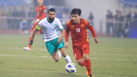 Quang Hải và 4 tuyển thủ Việt Nam chơi ấn tượng nhất trước Saudi Arabia