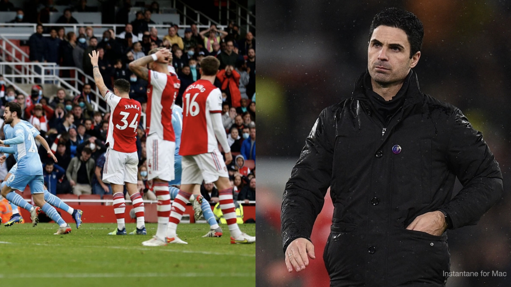 Arsenal thua ngược Man City, Arteta có phản ứng trái ngược