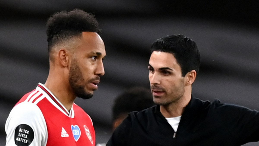 Arteta nói lời ruột gan về tin đồn mâu thuẫn với Aubameyang